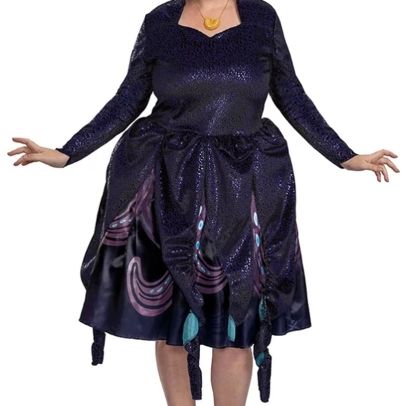 NWT Disguise Disney Ursula Women's Costume Halloween /Dress Up Size M (8/10) - Picture 4 of 16